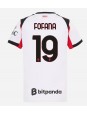 Billige AC Milan Youssouf Fofana #19 Bortedrakt Dame 2025-26 Kortermet